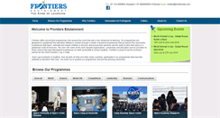 Desktop Screenshot of frontiersedu.com